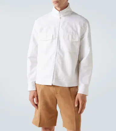 Zegna Cotton, linen, and silk jacket | Thumbnail 3 Zegna Cotton, linen, and silk jacket | Thumbnail 3