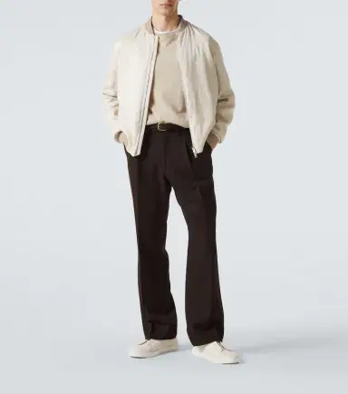 Zegna Linen bomber jacket | Thumbnail 2 Zegna Linen bomber jacket | Thumbnail 2