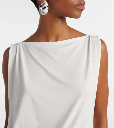 Jacquemus Peplo draped jersey top | Thumbnail 3 Jacquemus Peplo draped jersey top | Thumbnail 3