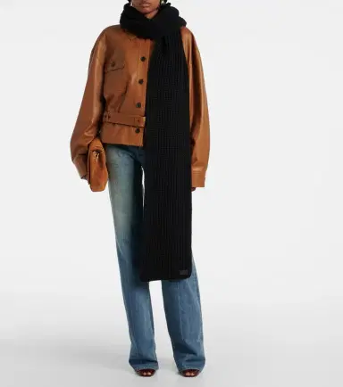 Saint Laurent Cashmere scarf | Thumbnail 4 Saint Laurent Cashmere scarf | Thumbnail 4
