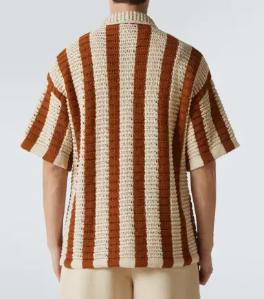 Orlebar Brown Thomas crochet cotton bowling shirt | Thumbnail 4 Orlebar Brown Thomas crochet cotton bowling shirt | Thumbnail 4