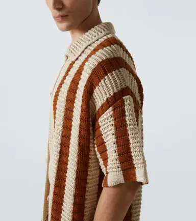 Orlebar Brown Thomas crochet cotton bowling shirt | Thumbnail 5 Orlebar Brown Thomas crochet cotton bowling shirt | Thumbnail 5
