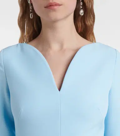 Safiyaa Clemence ruffled crêpe gown | Thumbnail 4 Safiyaa Clemence ruffled crêpe gown | Thumbnail 4