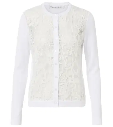 Oscar de la Renta Lace cardigan | Thumbnail 1 Oscar de la Renta Lace cardigan | Thumbnail 1