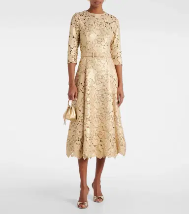 Oscar de la Renta Guipure lace cocktail dress | Thumbnail 2 Oscar de la Renta Guipure lace cocktail dress | Thumbnail 2