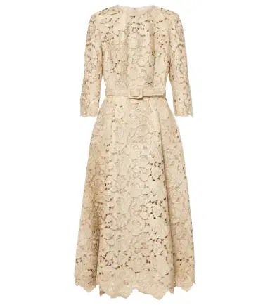 Oscar de la Renta Guipure lace cocktail dress | Thumbnail 1 Oscar de la Renta Guipure lace cocktail dress | Thumbnail 1