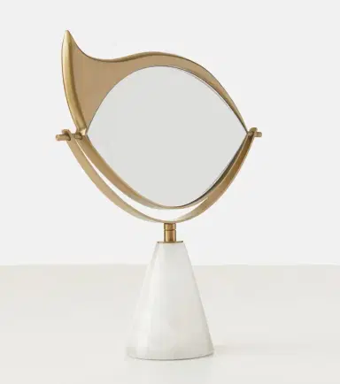L'Objet Lito marble vanity mirror | Thumbnail 5 L'Objet Lito marble vanity mirror | Thumbnail 5