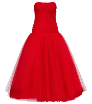 Carolina Herrera Embellished strapless tulle gown | Thumbnail 1 Carolina Herrera Embellished strapless tulle gown | Thumbnail 1