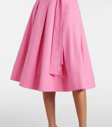 Carolina Herrera Belted twill midi dress | Thumbnail 6 Carolina Herrera Belted twill midi dress | Thumbnail 6