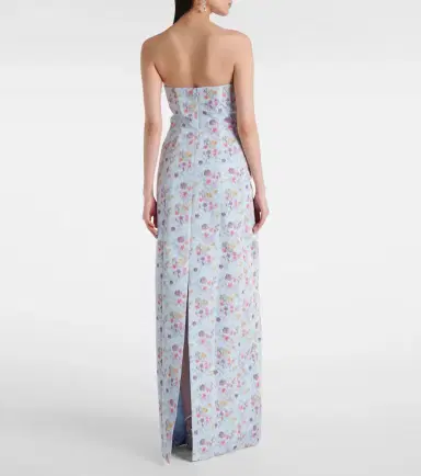 Markarian Odessa floral ikat corset gown | Thumbnail 2 Markarian Odessa floral ikat corset gown | Thumbnail 2