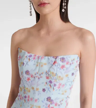 Markarian Odessa floral ikat corset gown | Thumbnail 5 Markarian Odessa floral ikat corset gown | Thumbnail 5
