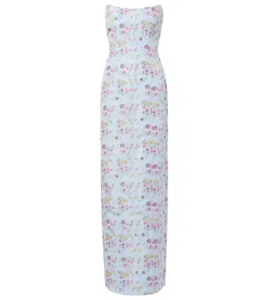 Markarian Odessa floral ikat corset gown | Thumbnail 1 Markarian Odessa floral ikat corset gown | Thumbnail 1