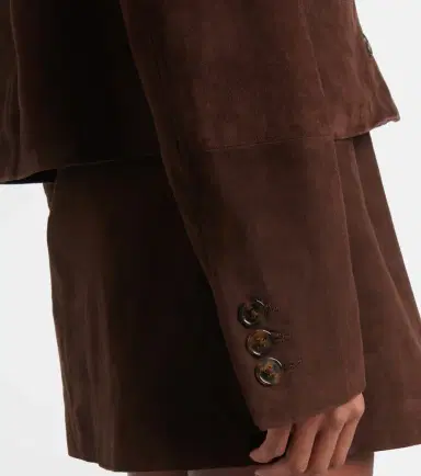 Blazé Milano Blazé Milano Gliss Bolero suede jacket | Thumbnail 3 Blazé Milano Blazé Milano Gliss Bolero suede jacket | Thumbnail 3