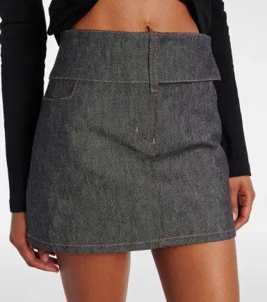 Courreges Courrèges Belted denim miniskirt | Thumbnail 5 Courreges Courrèges Belted denim miniskirt | Thumbnail 5