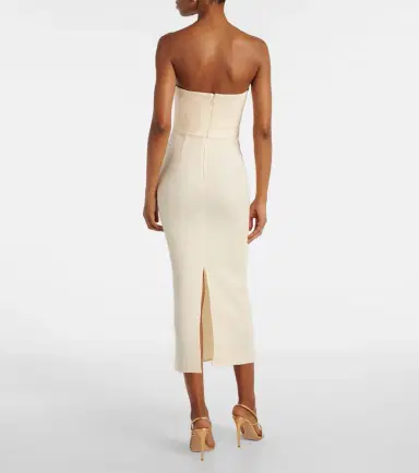Alex Perry Crêpe midi dress | Thumbnail 2 Alex Perry Crêpe midi dress | Thumbnail 2