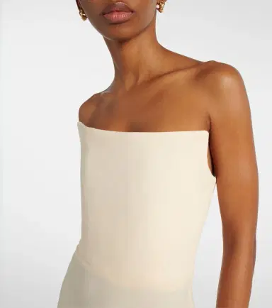 Alex Perry Crêpe midi dress | Thumbnail 3 Alex Perry Crêpe midi dress | Thumbnail 3