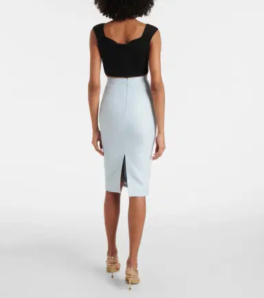 Roland Mouret Bouclé midi skirt | Thumbnail 3 Roland Mouret Bouclé midi skirt | Thumbnail 3