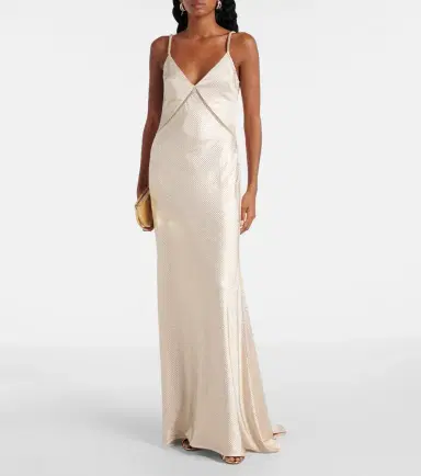 Roland Mouret Embellished satin gown | Thumbnail 2 Roland Mouret Embellished satin gown | Thumbnail 2