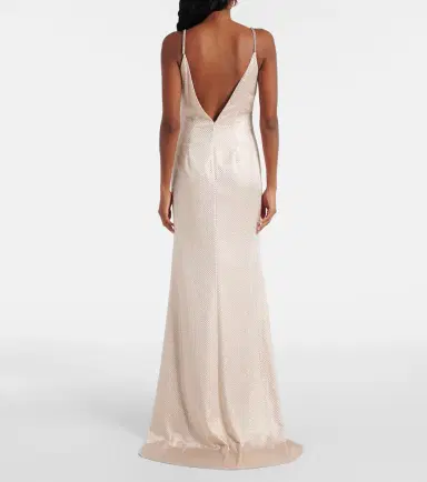 Roland Mouret Embellished satin gown | Thumbnail 4 Roland Mouret Embellished satin gown | Thumbnail 4