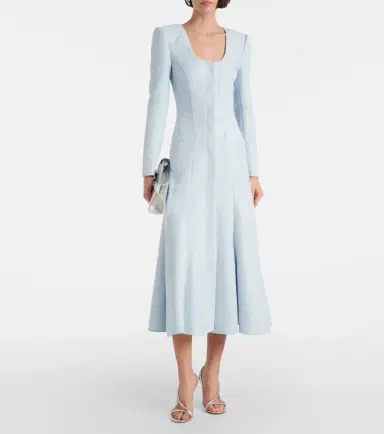 Roland Mouret Jacquard midi dress | Thumbnail 2 Roland Mouret Jacquard midi dress | Thumbnail 2