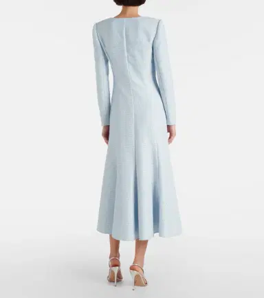 Roland Mouret Jacquard midi dress | Thumbnail 3 Roland Mouret Jacquard midi dress | Thumbnail 3