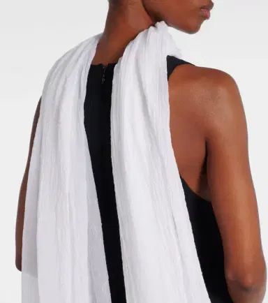 TOTEME Cotton scarf | Thumbnail 5 TOTEME Cotton scarf | Thumbnail 5