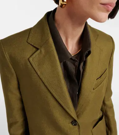 Max Mara Guglia linen blazer | Thumbnail 5 Max Mara Guglia linen blazer | Thumbnail 5