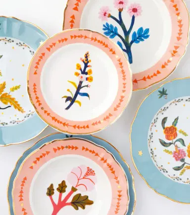 Bitossi Botanica set of 4 porcelain dinner plates | Thumbnail 3 Bitossi Botanica set of 4 porcelain dinner plates | Thumbnail 3