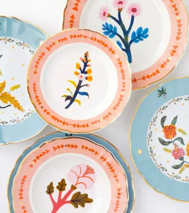 Bitossi Betonica set of 4 dessert plates | Thumbnail 3 Bitossi Betonica set of 4 dessert plates | Thumbnail 3