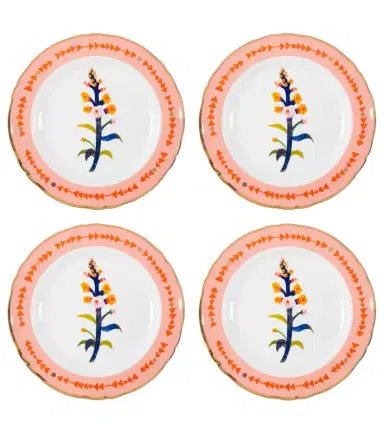 Bitossi Betonica set of 4 dessert plates | Thumbnail 1 Bitossi Betonica set of 4 dessert plates | Thumbnail 1