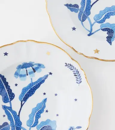 Bitossi Marino set of 4 porcelain soup plates | Thumbnail 2 Bitossi Marino set of 4 porcelain soup plates | Thumbnail 2