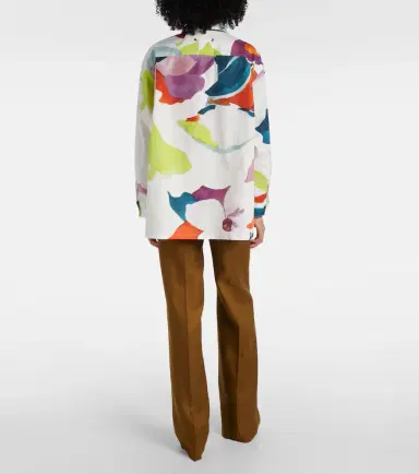 Max Mara Verace printed cotton top | Thumbnail 4 Max Mara Verace printed cotton top | Thumbnail 4