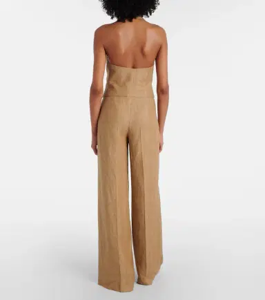 Max Mara Sauro open-back linen vest | Thumbnail 4 Max Mara Sauro open-back linen vest | Thumbnail 4