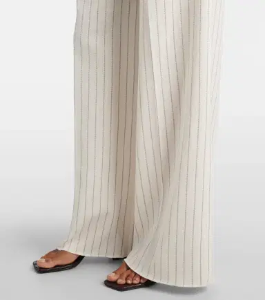 Max Mara Clarion cotton and linen straight pants | Thumbnail 2 Max Mara Clarion cotton and linen straight pants | Thumbnail 2