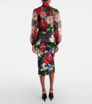 Dolce & Gabbana Floral midi skirt | Thumbnail 2 Dolce & Gabbana Floral midi skirt | Thumbnail 2