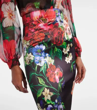 Dolce & Gabbana Floral midi skirt | Thumbnail 3 Dolce & Gabbana Floral midi skirt | Thumbnail 3