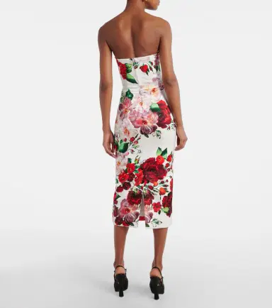 Dolce & Gabbana Floral midi dress | Thumbnail 2 Dolce & Gabbana Floral midi dress | Thumbnail 2