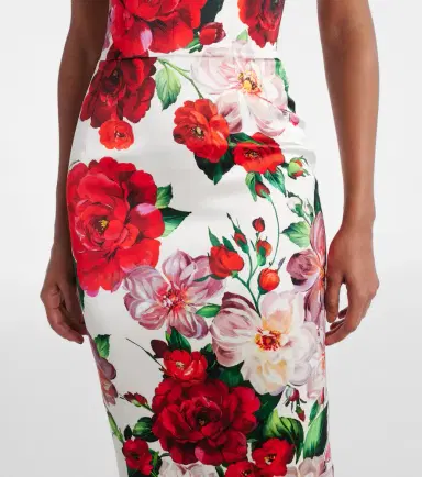 Dolce & Gabbana Floral midi dress | Thumbnail 5 Dolce & Gabbana Floral midi dress | Thumbnail 5