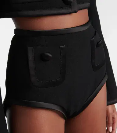 Dolce & Gabbana High-rise wool and silk shorts | Thumbnail 4 Dolce & Gabbana High-rise wool and silk shorts | Thumbnail 4