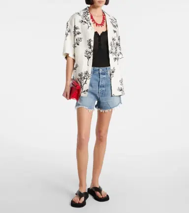 Citizens of Humanity Marlow distressed denim shorts | Thumbnail 2 Citizens of Humanity Marlow distressed denim shorts | Thumbnail 2