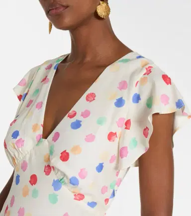Rixo Meena polka-dot tiered maxi dress | Thumbnail 2 Rixo Meena polka-dot tiered maxi dress | Thumbnail 2