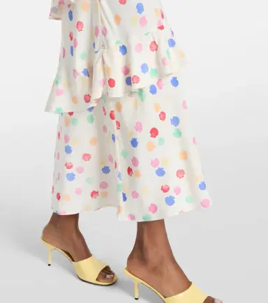 Rixo Meena polka-dot tiered maxi dress | Thumbnail 4 Rixo Meena polka-dot tiered maxi dress | Thumbnail 4