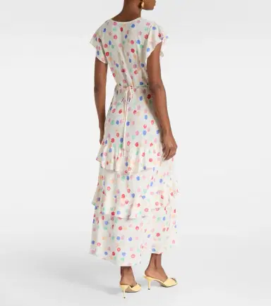Rixo Meena polka-dot tiered maxi dress | Thumbnail 5 Rixo Meena polka-dot tiered maxi dress | Thumbnail 5