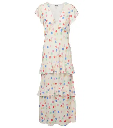 Rixo Meena polka-dot tiered maxi dress | Thumbnail 1 Rixo Meena polka-dot tiered maxi dress | Thumbnail 1