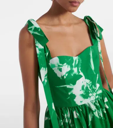 Erdem Floral cotton poplin midi dress | Thumbnail 3 Erdem Floral cotton poplin midi dress | Thumbnail 3