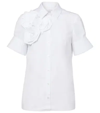 Erdem Floral-appliqué cotton shirt | Thumbnail 1 Erdem Floral-appliqué cotton shirt | Thumbnail 1