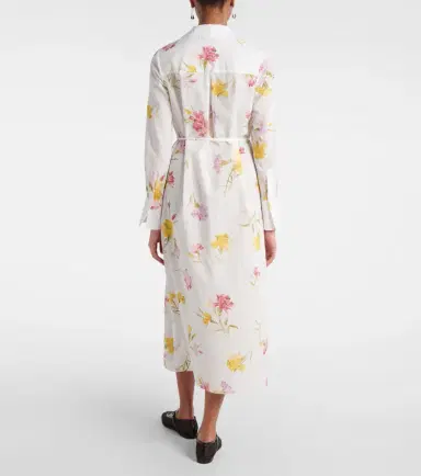 Erdem Floral cotton seersucker shirt dress | Thumbnail 6 Erdem Floral cotton seersucker shirt dress | Thumbnail 6