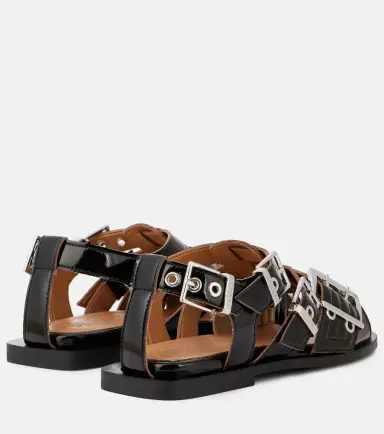Ganni Buckle-detail sandals | Thumbnail 4 Ganni Buckle-detail sandals | Thumbnail 4