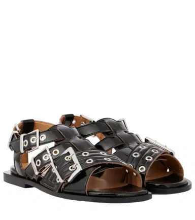 Ganni Buckle-detail sandals | Thumbnail 1 Ganni Buckle-detail sandals | Thumbnail 1