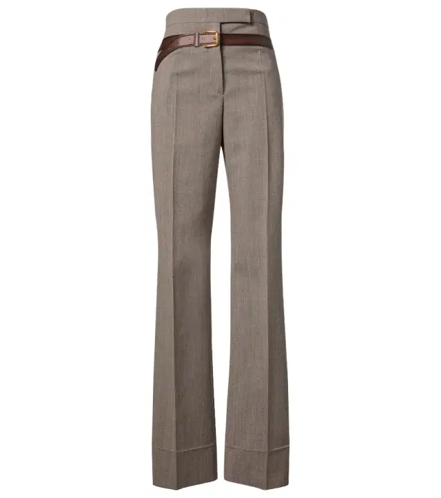 Trompe l'ail straight pants Trompe l'ail straight pants